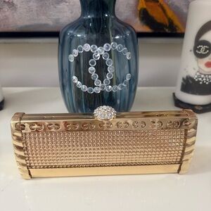 New Gold Evening Clutch Purse Beaded Champagne
Embellished Party Cocktail bag